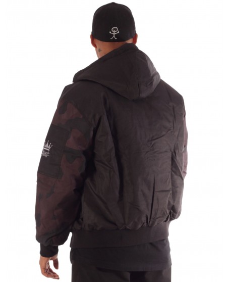 BSAT Bronx Winter Jacket Black/DarkCamo