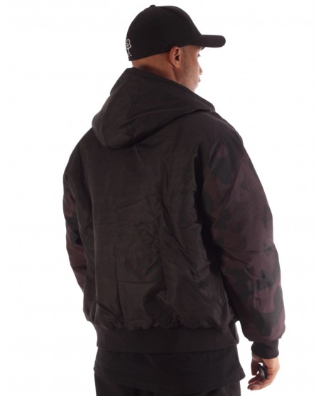 BSAT Bronx Winter Jacket Black/DarkCamo