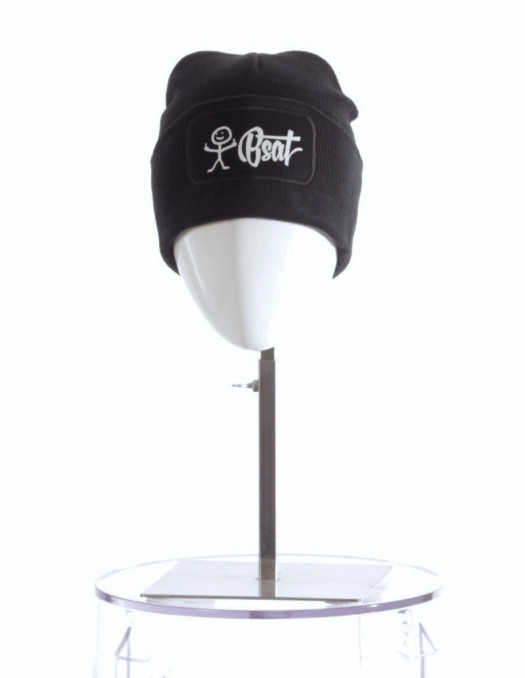 BSAT The Stickman Beanie Black/White