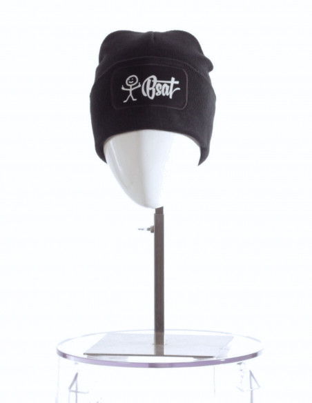 BSAT The Stickman Beanie Black/White