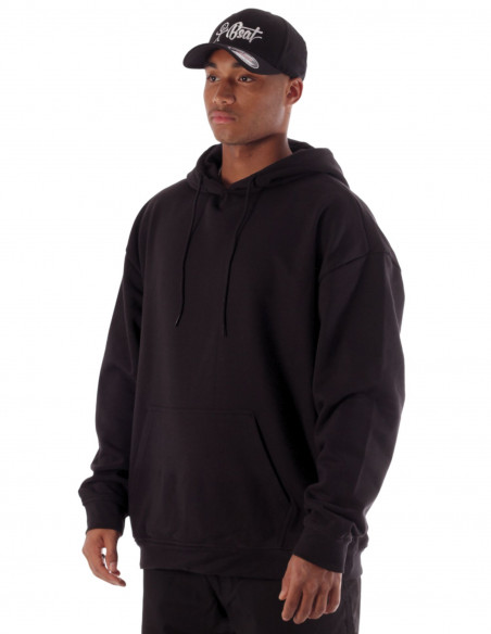 Only God Can Judge Baggy Hoodie Black by BSAT