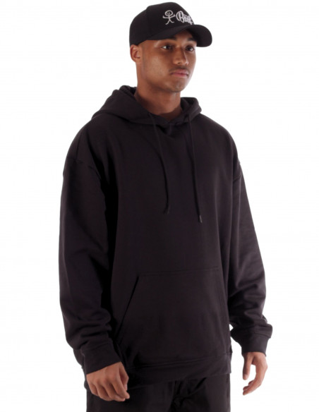 Only God Can Judge Baggy Hoodie Black by BSAT