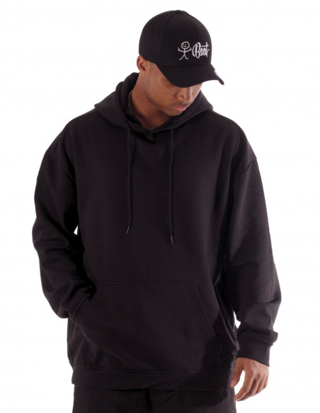 Only God Can Judge Baggy Hoodie Black by BSAT