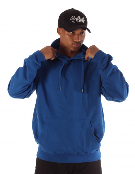 Plain hoodie Blue