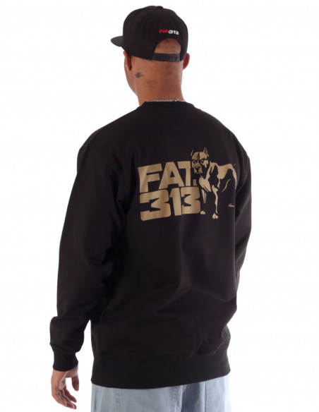 FAT313 The Yard Sweatshirt Black n Gold *1st. edition*