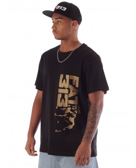 FAT313 District One Gold Tee Black