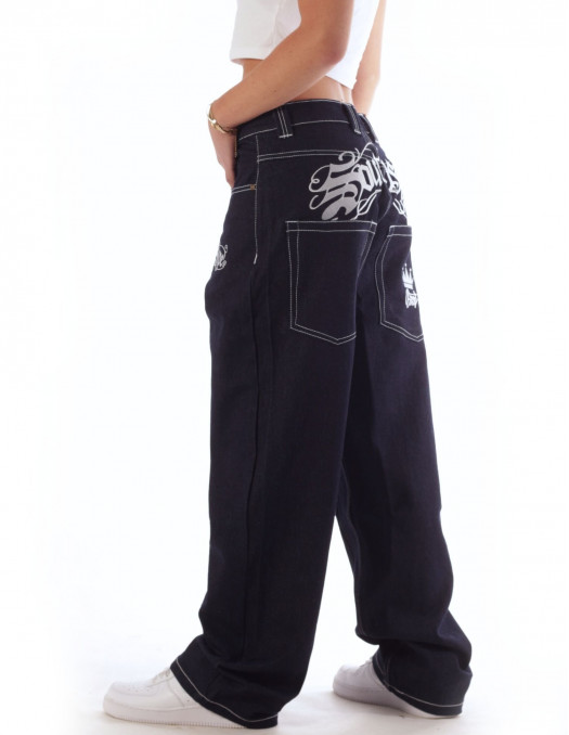 BSAT SouthSide Embroidery Baggy Jeans...