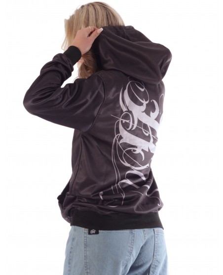 Capped Chica Art Hoodie by BSAT