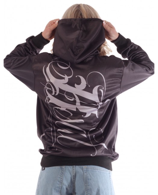 Capped Chica Art Hoodie by BSAT