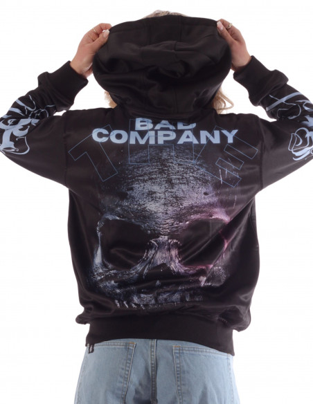 BSAT Bad ZipHoodie Black