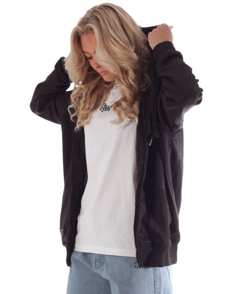 BSAT Bad ZipHoodie Black