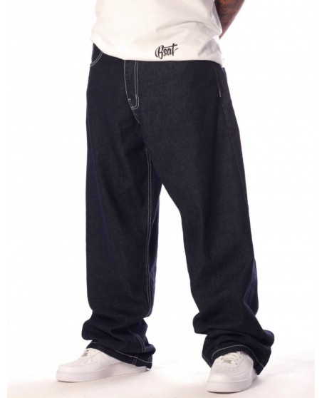 BSAT Stickman Baggy Jeans The Fingers Indigo Blue 1st Edition