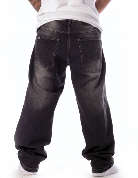 BSAT Bronx Baggy Jeans Grey Washed Denim