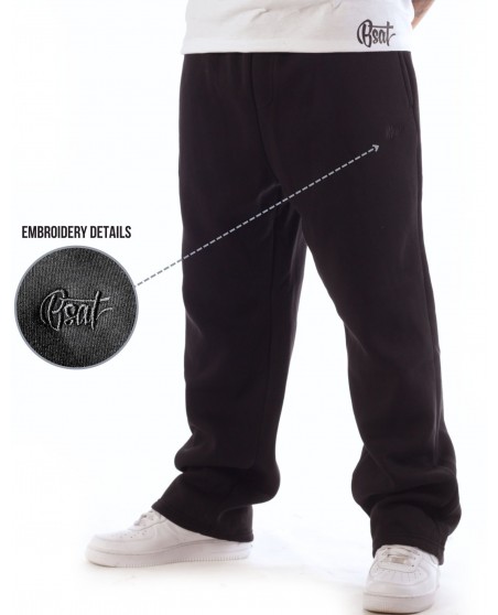 BSAT Bronx Baggy Sweatpants Ultra Soft Comfy Lounge Black