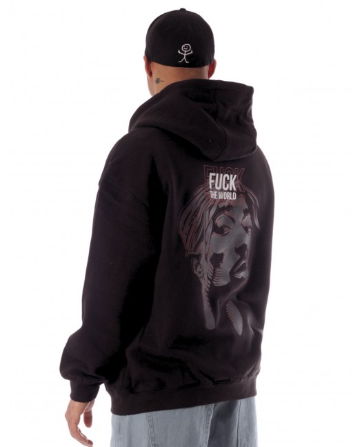 BSAT Tupac Hoodie Black