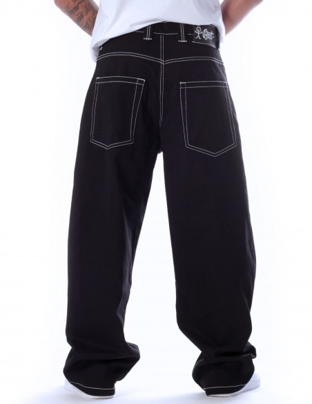 BSAT Stickman baggy Jeans The Fingers Black Vol.2