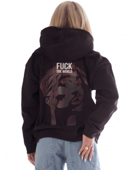 BSAT Tupac Hoodie Black