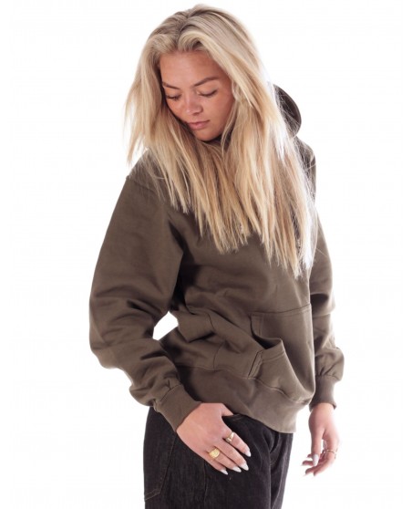 Plain hoodie Army green