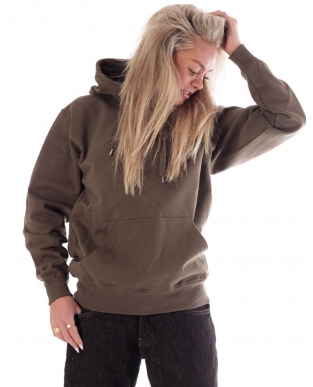 Plain hoodie Army green