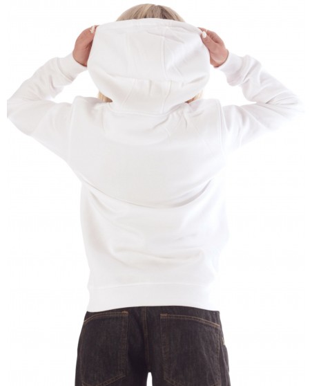 BSAT Stickman Logo Hoodie White