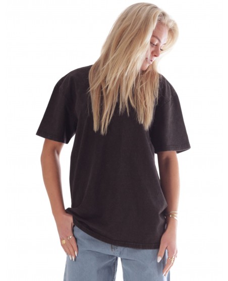 Baggy T-Shirt Acid Washed Black