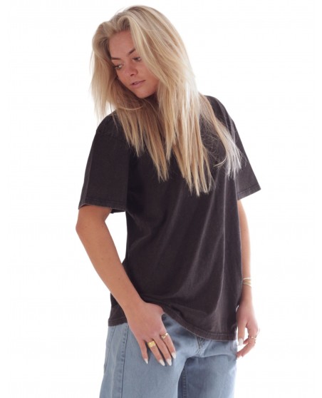 Baggy T-Shirt Acid Washed Black