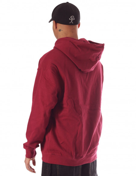 Baggy Hoodie All Burgundy