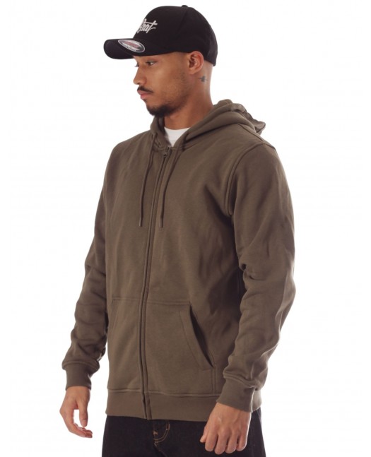 Heavy Street ZipHoodie Olive
