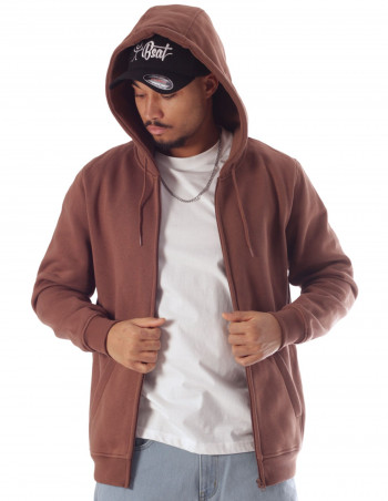 Heavy Street ZipHoodie Brown
