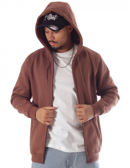 Heavy Street ZipHoodie Brown