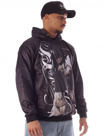 Capped Chica Art Hoodie by...