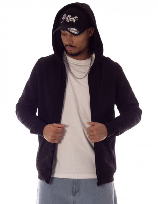 Urban Zip Sweat Hoodie Black