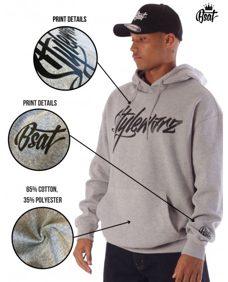Stylewarz Baggy Hoodie Grey by BSAT