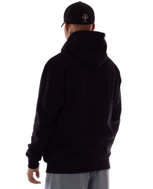 BSAT Stickman Logo Hoodie Black