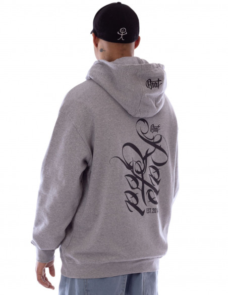 RAP GOD Hoodie GreyNBlack by BSAT