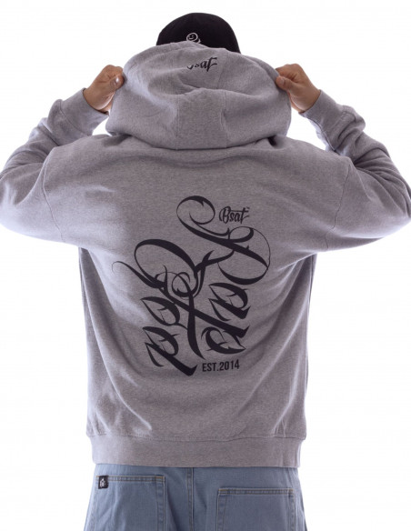 RAP GOD Hoodie GreyNBlack by BSAT