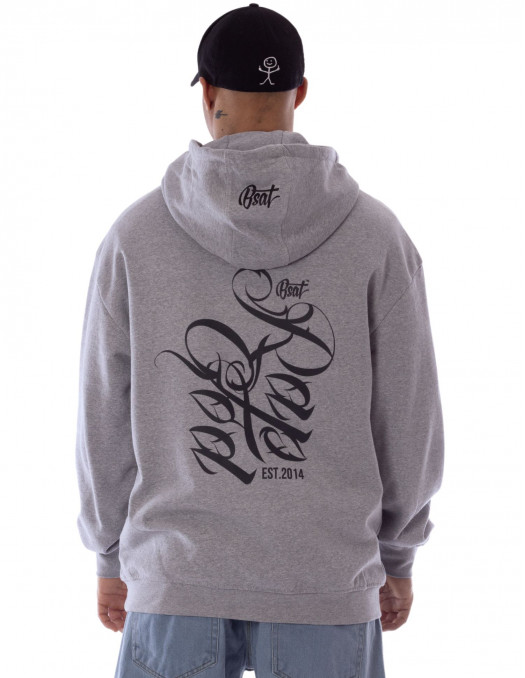 RAP GOD Hoodie GreyNBlack by BSAT