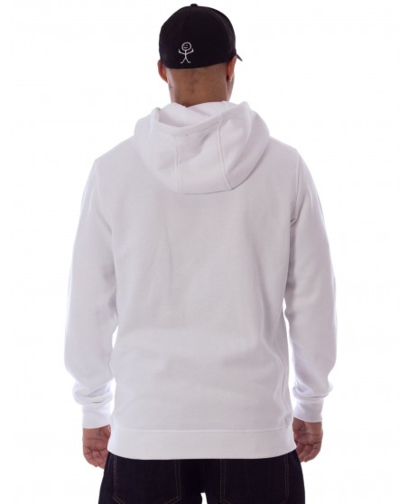 BSAT Stickman Logo Hoodie White