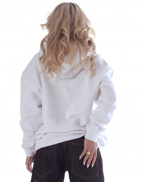 BSAT Baggy Hoodie White