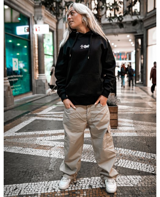 BSAT Stickman Logo Hoodie Black