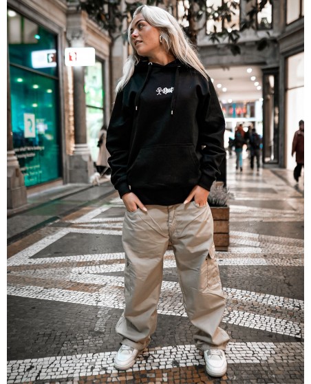 BSAT Stickman Logo Hoodie Black