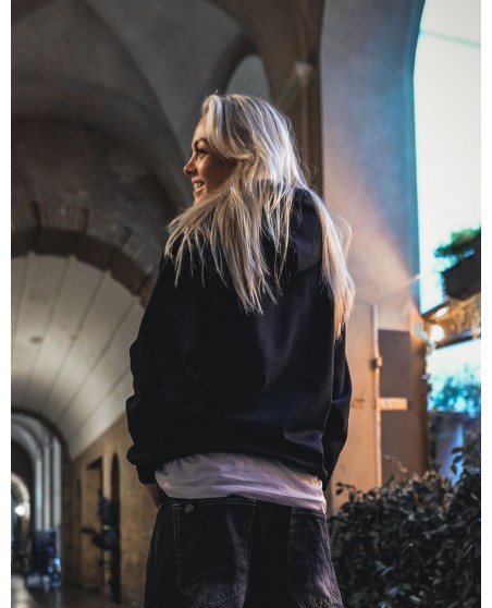 BSAT Stickman Logo Hoodie Black