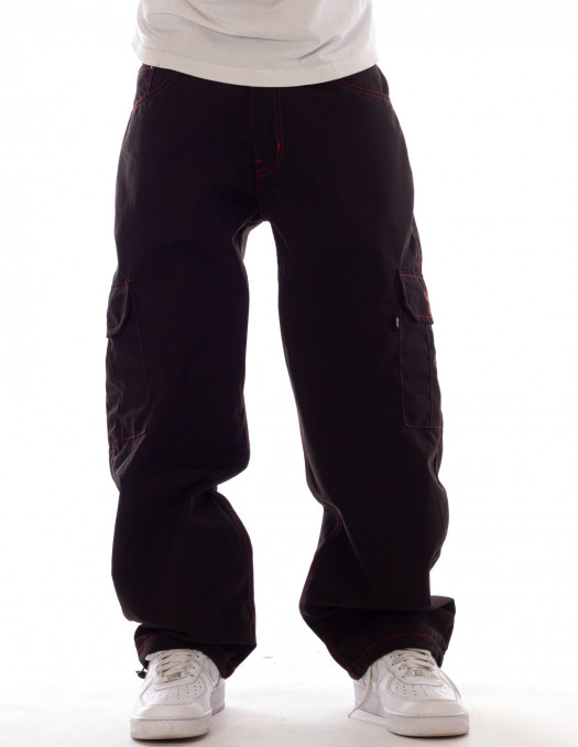 BSAT Baggy Combat Cargo Pants Black...