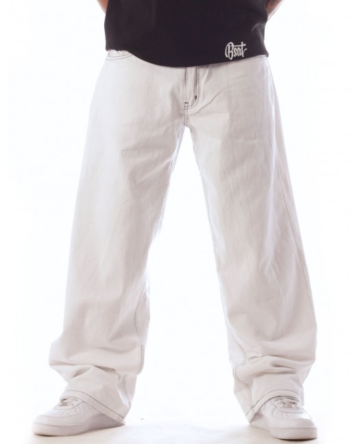 BSAT Baggy Jeans Stylewarz White n Black