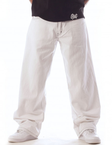 BSAT Baggy Jeans Stylewarz White n Black