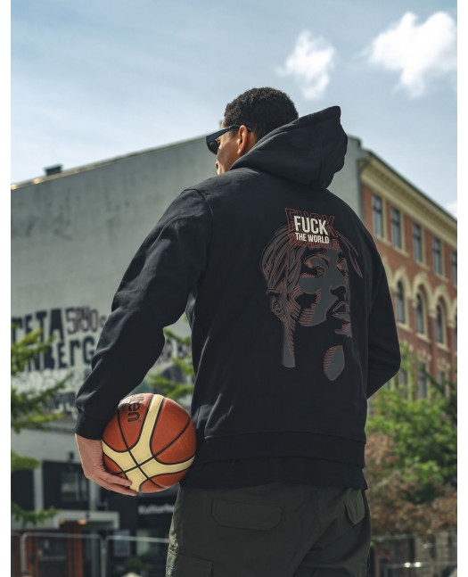 BSAT Tupac Hoodie Black