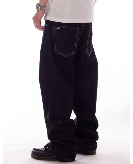 BSAT Aliens 4 Peace The Finger Raw Black n Pink Baggy Jeans