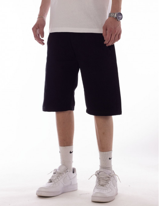 BSAT X-Loose Chino Shorts Jet Black