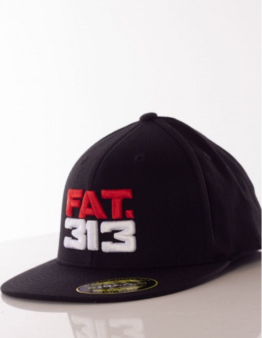 FAT313 Logo Embroidery Cap Black