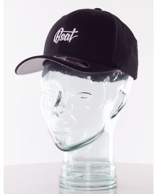 BSAT Bronx Embroidery Cap Shape Black